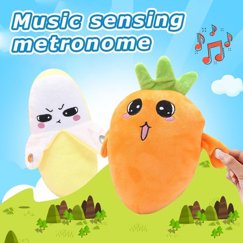 Interactive Sensor Music Doll - Induction Toys with Touch-Activated Melodies and Soft Plush Design for Toddlers, Babies & Sensory Play, (Strawberry) - Image 4